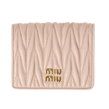 MIU MIU Kartenhalter aus Nappa-Leder in Puderrosa 158579381 [P]