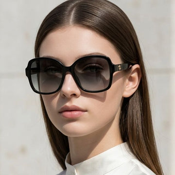 Gucci Sunglasses GG0765SA 001 Asian Fit Acetate Women Big Size 79609056 [P]