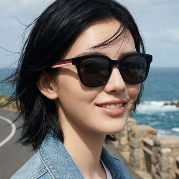 GUCCI Sonnenbrille GG0847SK 002 Unisex Luxus Acetat Schwarz 62831811 [P]