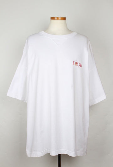 DIOR Rose gesticktes Logo T-Shirt XL (105-110) 158579579 [P]