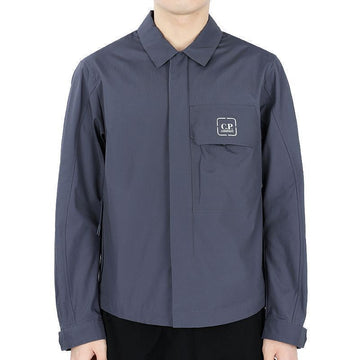 CP Company Metropolis Logo Patch Shirt Jacket (Ombre Blue) 14CMOS019A 006450A 884 54739634 [P]