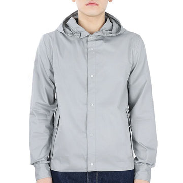 CP COMPANY Logo-Patch-Taschen-Hoodie-Jacke (Hellgrau) 14CMSH073A 006472A 805 54739643 [P]