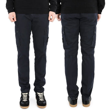 STONE ISLAND Cargo-Hose mit Wappen-Patch für Herren, navy 1015303WA A0120 54741366 [P]