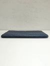 CHANEL Classic Caviar Silver Light Blue Clutch Bag 19 Series A69251 158579741 [P]