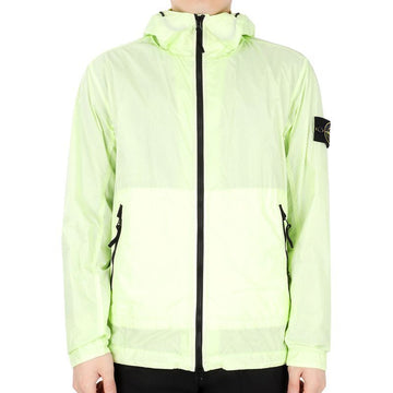 STONE ISLAND 23 S/S ストーン メンズ ワッペン パッチ ナイロン フード ジャケット (ライトグリーン) 781540522 V0052 54744194 [P]