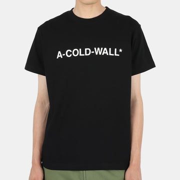 A-Cold-Wall Men's Logo Round Neck T-Shirt (Black) ACWMTS063 BLACK 54757393 [P]