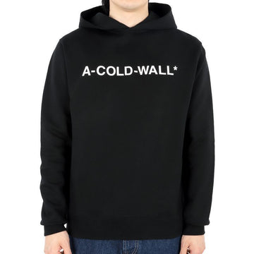 A-COLD-WALL エッセンシャル ロゴ フード スウェットシャツ (ブラック) ACWMW083 BLACK 54757391 [P]