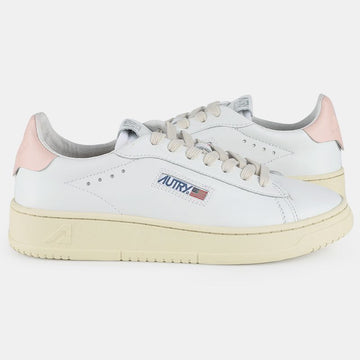 AUTRY Damen Leder Dallas Lowtop (Weiß/Pinketappe) ADLW NW07 54757876 [P]