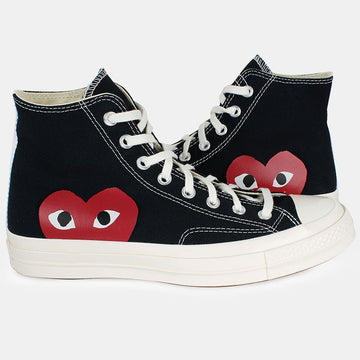 Comme Des Garcons 22 F/W Unisex Converse Chuck Taylor High Top (Black) AZ-K112-001-1 54759299 [P]