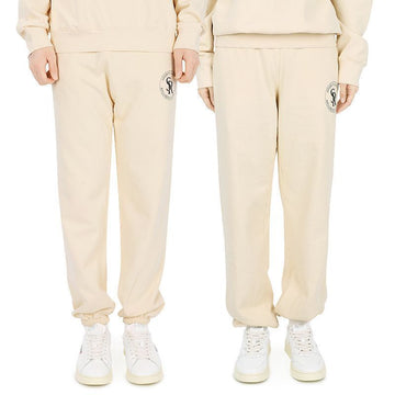 SPORTY & RICH S/W Jogginghose (Creme/Schwarz) 23 S/S 54759664 [P]