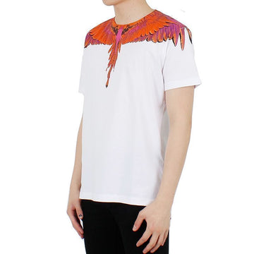 MARCELO BURLON Herren Wings T-Shirt (Weiß/Rot) CMAA018R20JER004 0125 54766873 [P]