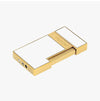 S.T. DUPONT Slim Line Feuerzeug Weiß Gold 028224 142081945 [P]