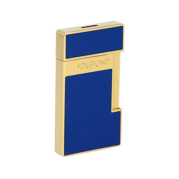 S.T. DUPONT Feuerzeug Slimmy Navy Blau Gold 028225 142081947 [P]