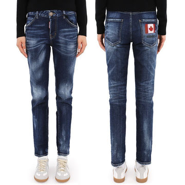 Dsquared2 Washed Patch Cool Girl Jeans 23 F/W S75LB0800 S30664 470 54759685 [P]