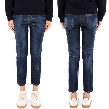 DSQUARED2 Logo-Patch Cropped Coolgirl Jeans 23 F/W 470 54759686 [P]