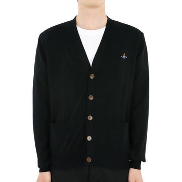 Vivienne Westwood Men's Cashmere Cardigan (Black) 2701000P Y0010 N401 55280889 [P]