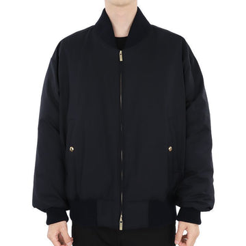 Thom Browne Men's Diagonal Armband Bomber Padded Jacket (Navy) MJD103X 06146 420 57348599 [P]