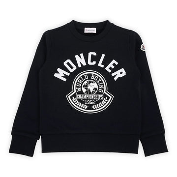 MONCLER モンクレール キッズ レタリング ワッペン ロゴ トレーナー（ネイビー） 8G00002 899PS 778 8,10A 58583606 [P]