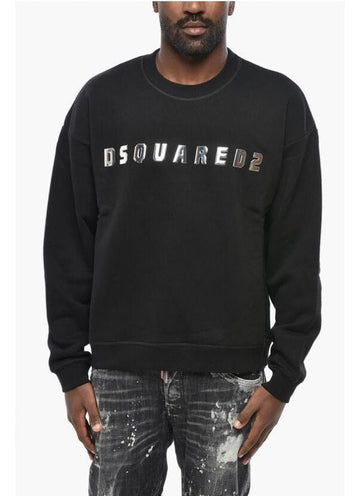 Dsquared2 Brushed Fleece Relaxed Fit Crewneck 151111403 [P]