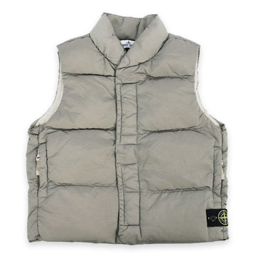BOBO CHOSES Stein Kinder Wappen Patch Nylon Metall Padded Weste (Beige) 7916G0319 V0092 61121912 [P]