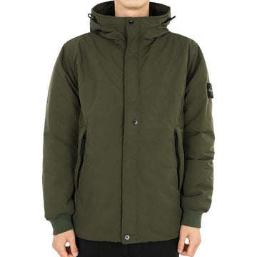 Stone Island 23 F/W Stone Wappen Patch Micro Twill Primaloft Jacket (Khaki) 791541826 V0058 62297625 [P]