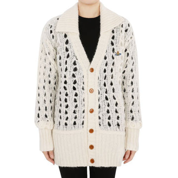 VIVIENNE WESTWOOD 女性レースウィークカーディガン(アイボリー) 3803002O Y0013 A405 63068753 [P]
