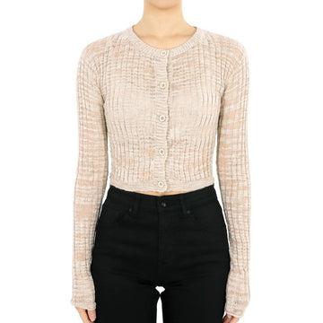 Acne Studios Wide Rib Cardigan (Cold Beige) A60434 AE5 63182215 [P]