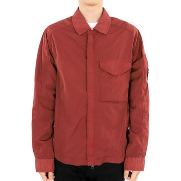 CP COMPANY CHROME-R Hemd Jacke mit Reißverschluss (Kitschup Rot) stamp: 15CMOS041A serial: 005904G 63503467 [P]