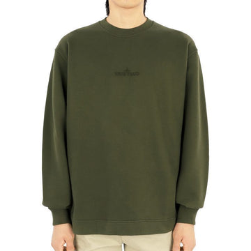 Stone Island 23 F/W Stone Men's Embroidered Logo Cotton Sweatshirt (Khaki) 791565477 V0058 63656370 [P]