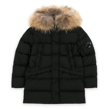 CP COMPANY 2/23 F/W Kinder UA McTern Goggle Daunenparka (Schwarz) 15CKOW013B 005709G 999 65276063 [P]