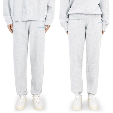 SPORTY & RICH セリフロゴジョガーパンツ(ヘザーグレー) 24 S/S 共同 73256612 [P]