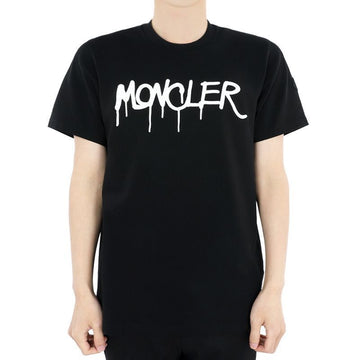 MONCLER モンクレール メンズ レタリング ロゴ プリント 半袖(ブラック) 8C00013 83927 999 73454333 [P]