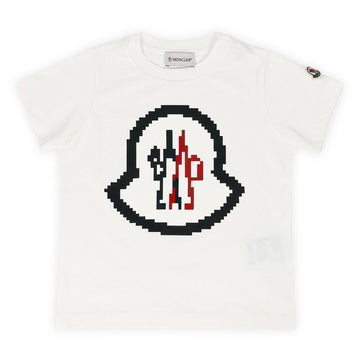 MONCLER Big Logo T-Shirt mit Druck (Ivory) 8C00001 89AFV 034 8,10A 74229434 [P]