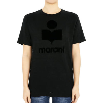 ISABEL MARANT ズウエル ロゴ リネン 半袖(TS0001FB A1N09E 01BK) 73980425 [P]