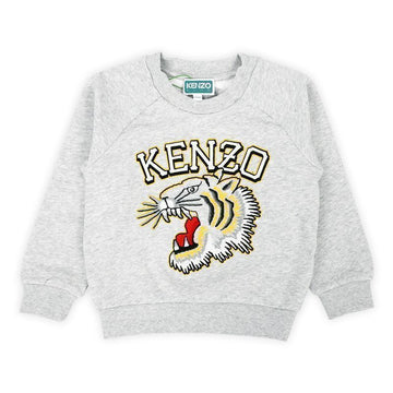 Kenzo Kids Tiger Logo Sweatshirt (Gray) K60323 A47 75393032 [P]