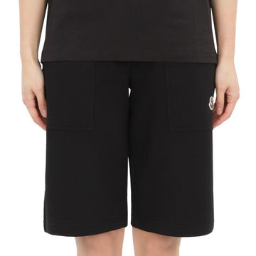 Moncler Kids Emblem Patch Shorts (Black) 8H00014 809AG 999 12,14A 75686094 [P]