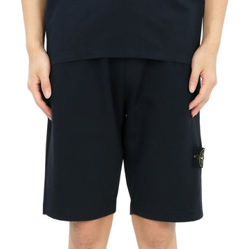 Stone Island Stone Men's Wappen Patch Cargo Shorts (Navy) 801563460 V0020 75800750 [P]