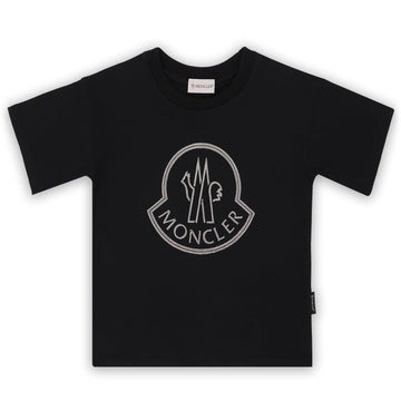 MONCLER Kids Stitch Logo T-Shirt Schwarz 8C00014 83907 999 8,10A 75876534 [P]