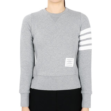 Thom Browne Classic Women's Asymmetric Sleeve Sweatshirt (Gray) FJT002A 00535 055 76599458 [P]