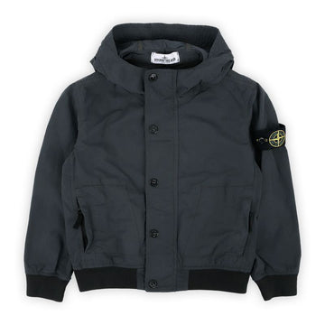 Bobo Choses Stone Kids Wappen Patch Hooded Bomber Jacket (Dark Grey) 801640530 V0063 77618470 [P]
