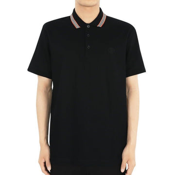 Burberry Men's TB Logo Short Sleeve PK Shirt (Black) 8084017 78986556 [P]
