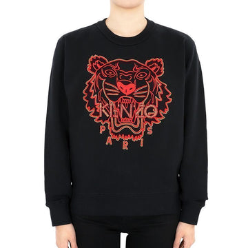 KENZO Red Tiger Stickerei Sweatshirt (Schwarz) 2SW824 CMB 99 80184144 [P]