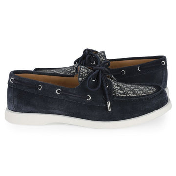 DIOR Suede Oblique Granville Bootsschuhe (Navy Blau) 3DE384ZYJ 561 84418509 [P]