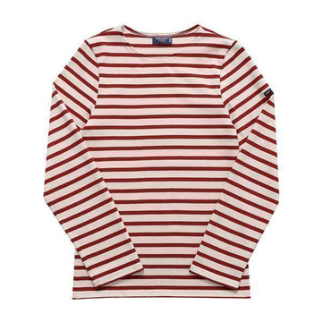 SAINT JAMES Lange Ärmel T-Shirt ECRU PERSAN 151112099 [P]