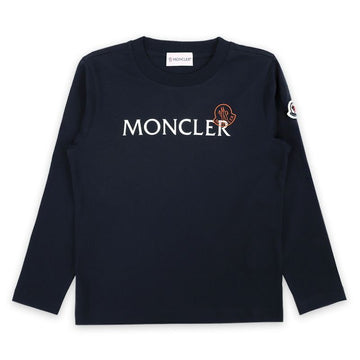MONCLER Kinder Schriftzug Logo Druck Langarm (Navy) 8D00004 89AFV 778 8,10A 100807459 [P]