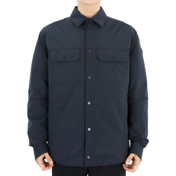 Moncler Men's OUSTALOUS Padded Overshirt Jacket (Navy) 1G00020 549MF 742 101552733 [P]