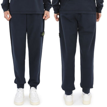 STONE ISLAND Training Jogginghose mit Wappenpatch für Herren (Navy) 811560920 V0020 101556073 [P]