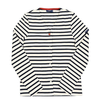 SAINT JAMES 3430 ECRU MARINE TULIPE Damen Cardigan 151112122 [P]