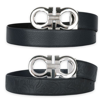 SALVATORE FERRAGAMO Reversibler Gürtel mit Logo Gancini (Schwarz) 670270 765034 003 105618866 [P]