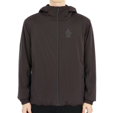 Moncler Men's Grenoble BISSEN Windbreaker Jacket (Burgundy) 1G00008 596H5 48E 115730452 [P]